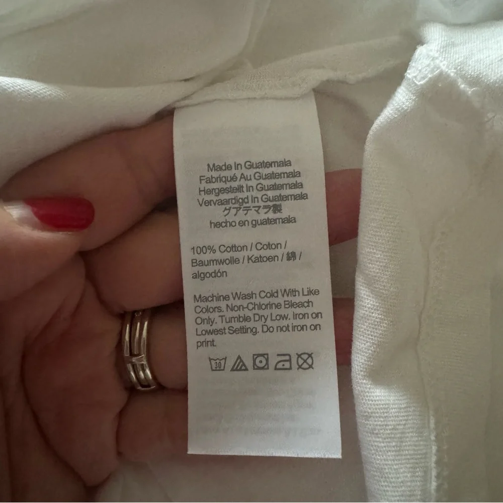 J Crew Tshirt Coordinating Socks New with Tags Gift Holiday Size Large Cotton